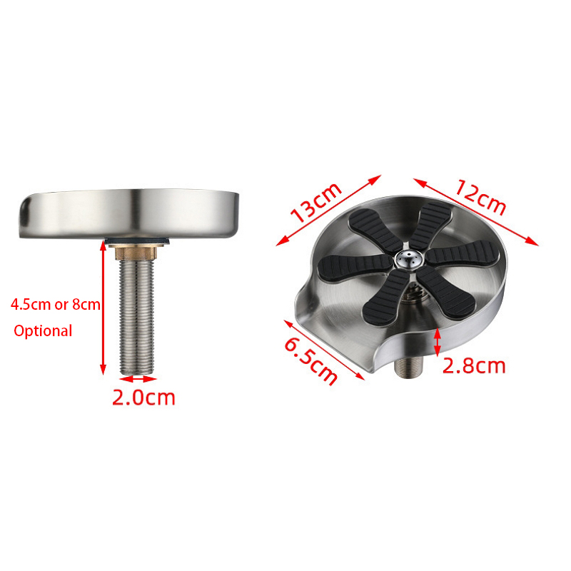 Glass Rinser For Kitchen Sink Metal - Automatischer Edelstahl-Drucksprüher für Küchenspülen, Gläser und