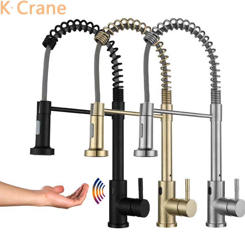 Touchless Kitchen Faucet Motion Sensor - Infrarot-Bewegungsmelder-Wasserhahn, Küchenspüle, berührungsloser Smart-Wasserhahn, Deckmontage, Heiß-