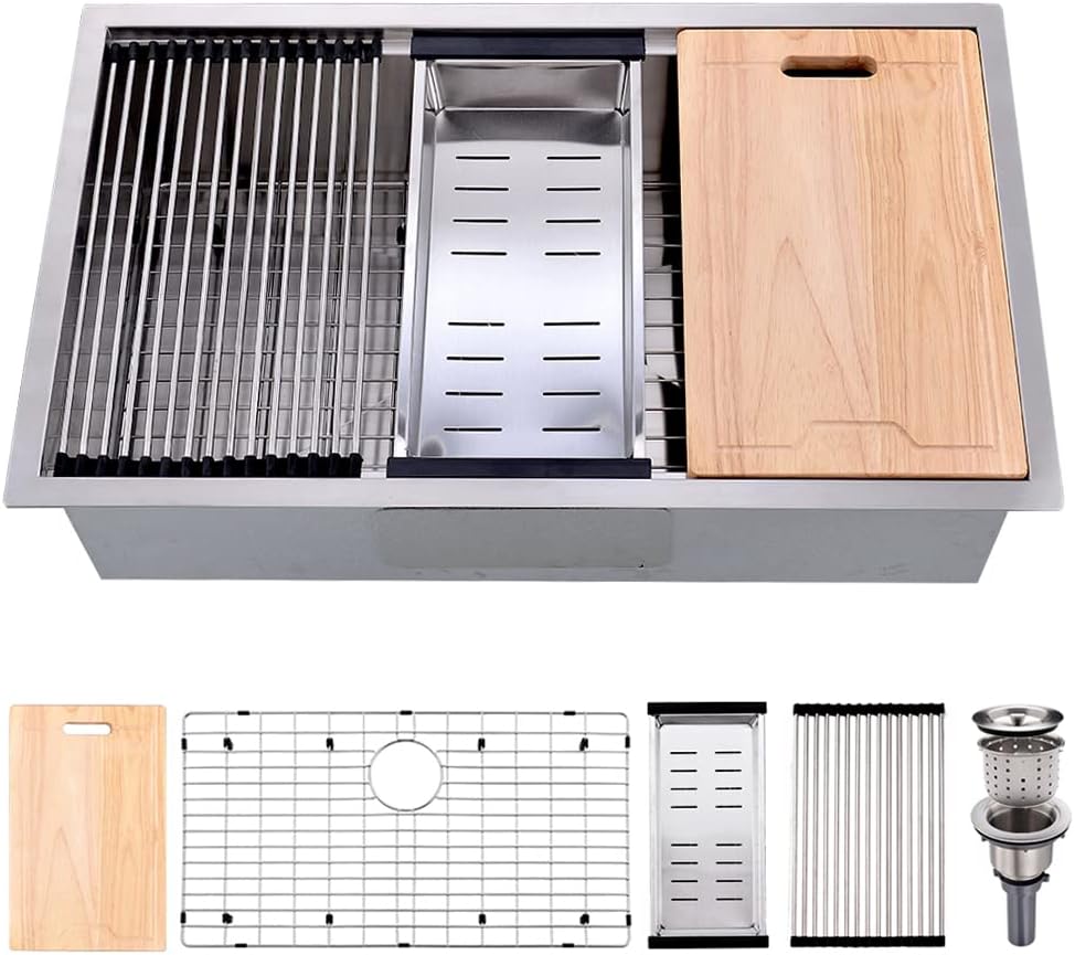 Stainless Steel Undermount Kitchen Sink 30 - 30 Zoll Unterbau-Küchenspüle aus Edelstahl