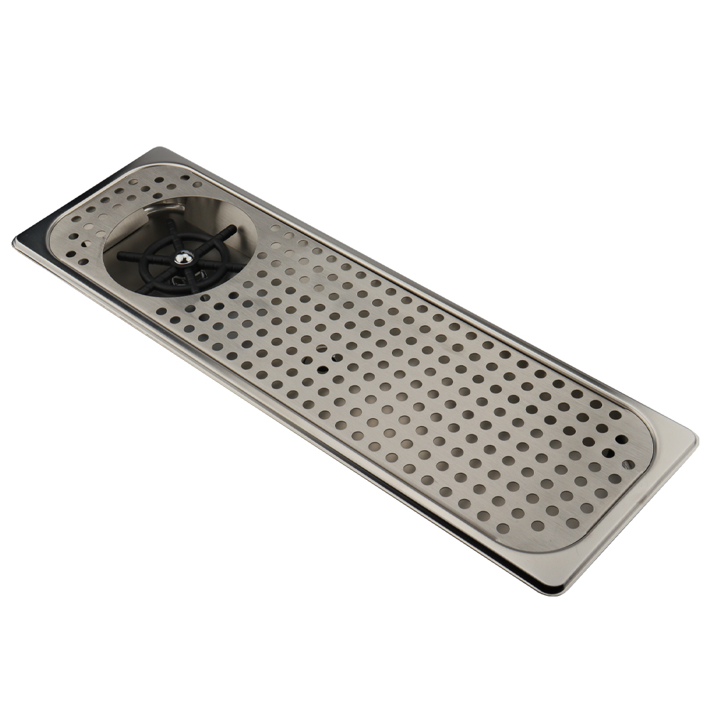Glass Rinser For Kitchen Sink Metal - Hochdruck-Metall-Unterbau-Küchenspüle mit Tassenspüler, Edelstahl Heiß- und