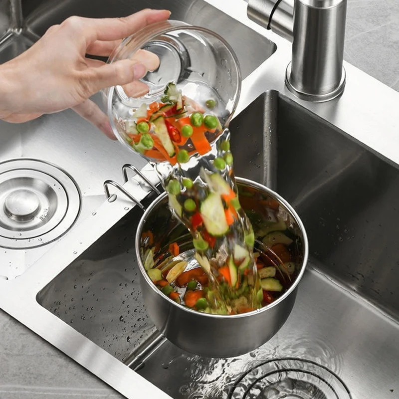 Kitchen Sink Drain Strainer Basket - Edelstahl Waschbecken Abfluss Sieb Korb Multifunktions