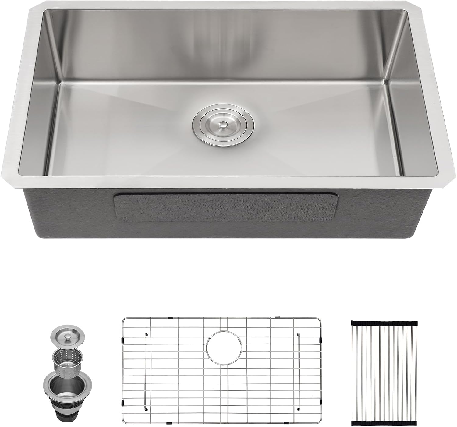 Stainless Steel Undermount Kitchen Sink 30 - 30 Zoll Unterbau-Küchenspüle aus Edelstahl