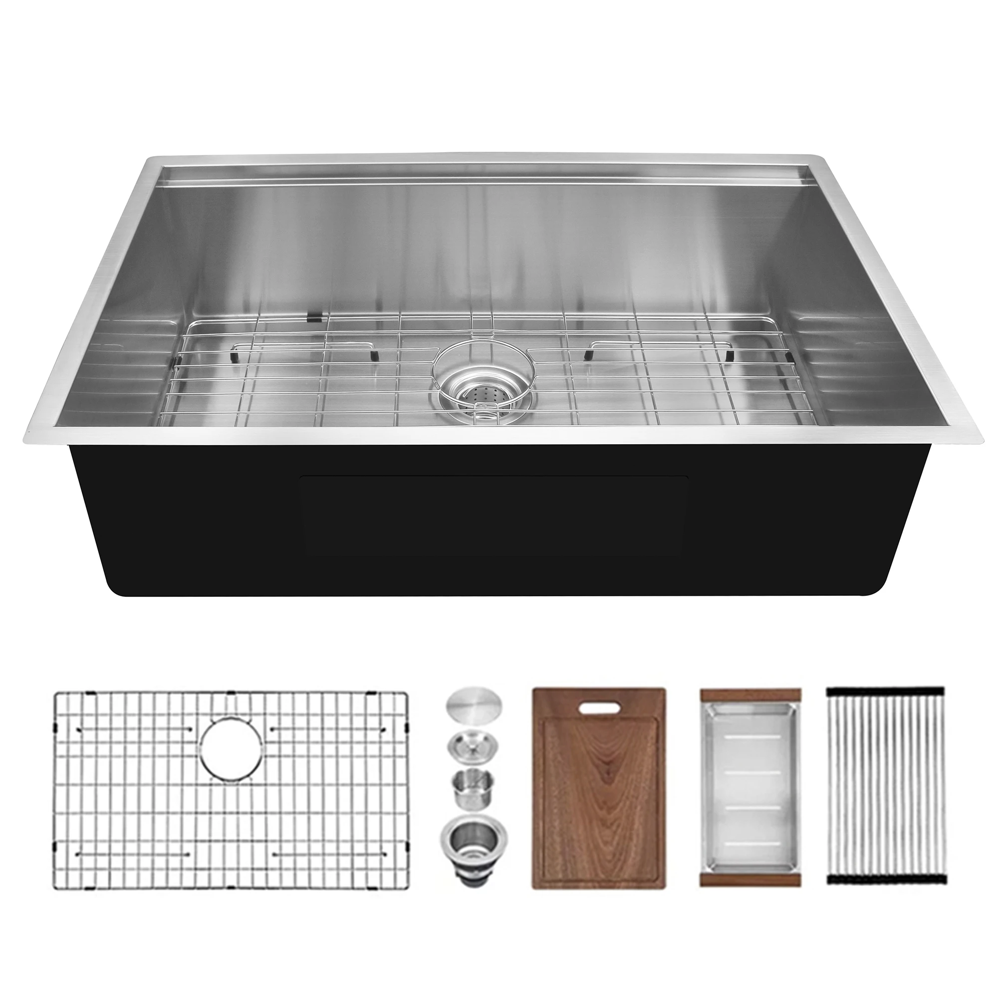 Stainless Steel Undermount Kitchen Sink 30 - OEM 30 Zoll Multifunktionale Handgefertigte SUS304