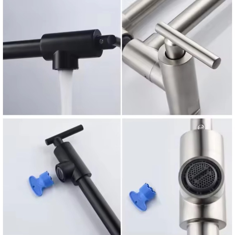 Klappbarer Wasserhahn für die  – Pot Filler Faucet Wall Mount Folding Bewertung und Preis