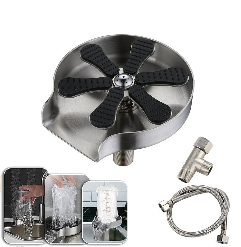 Automatischer Edelstahl-Drucks – Glass Rinser For Kitchen Sink Metal Bewertung und Preis