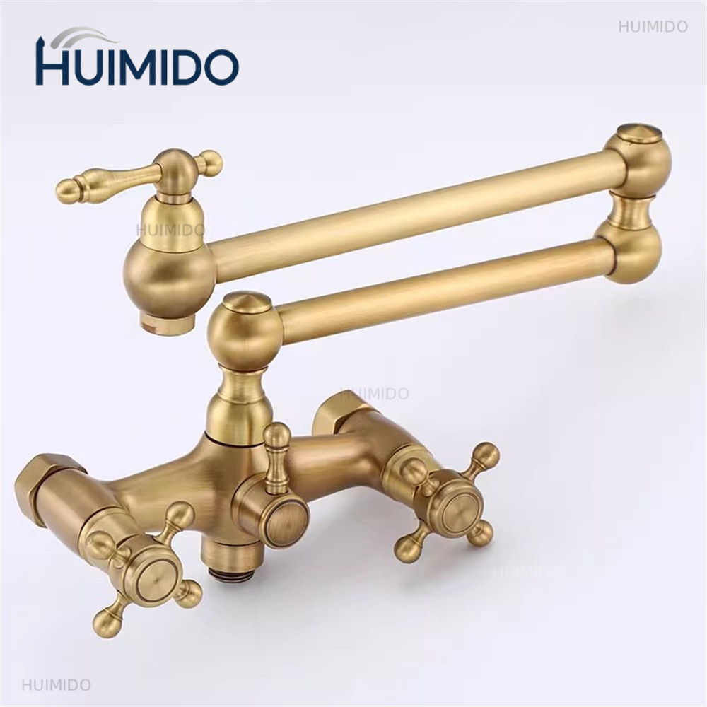 Klappbarer Küchenhahn Antik-Br – Pot Filler Faucet Wall Mount Folding Bewertung und Preis