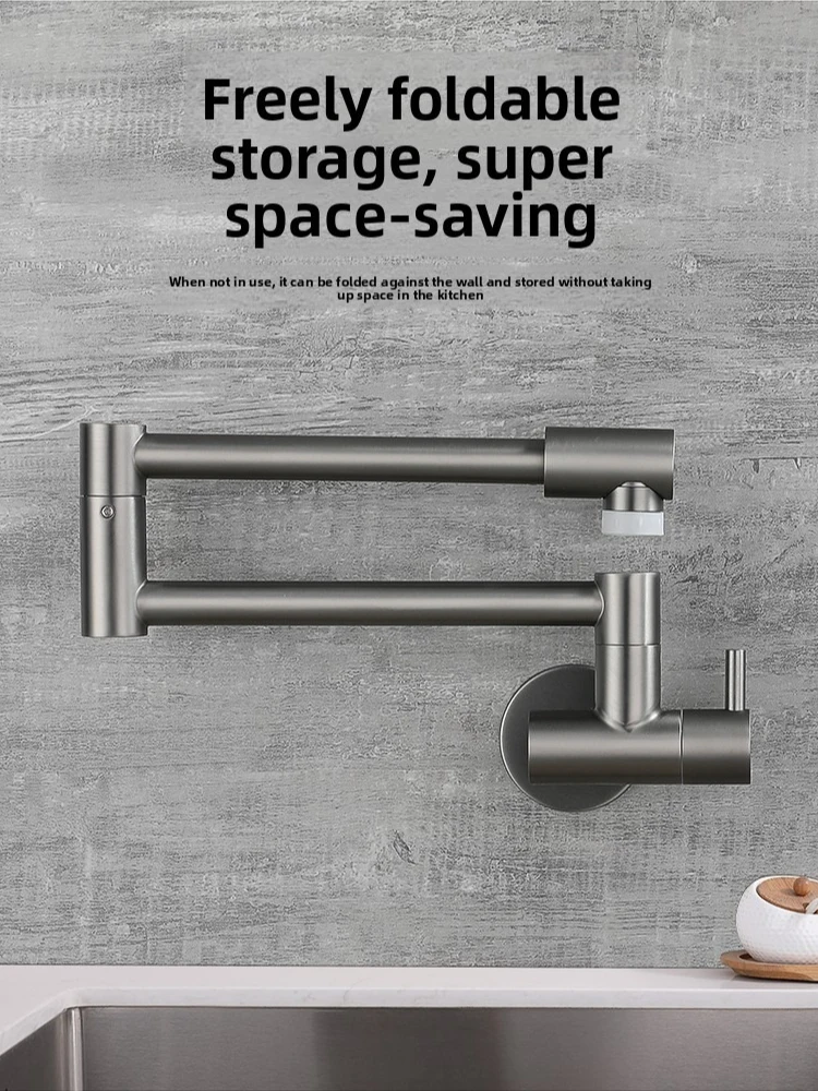 Wandmontierter Küchenarmatur,  – Pot Filler Faucet Wall Mount Folding Bewertung und Preis