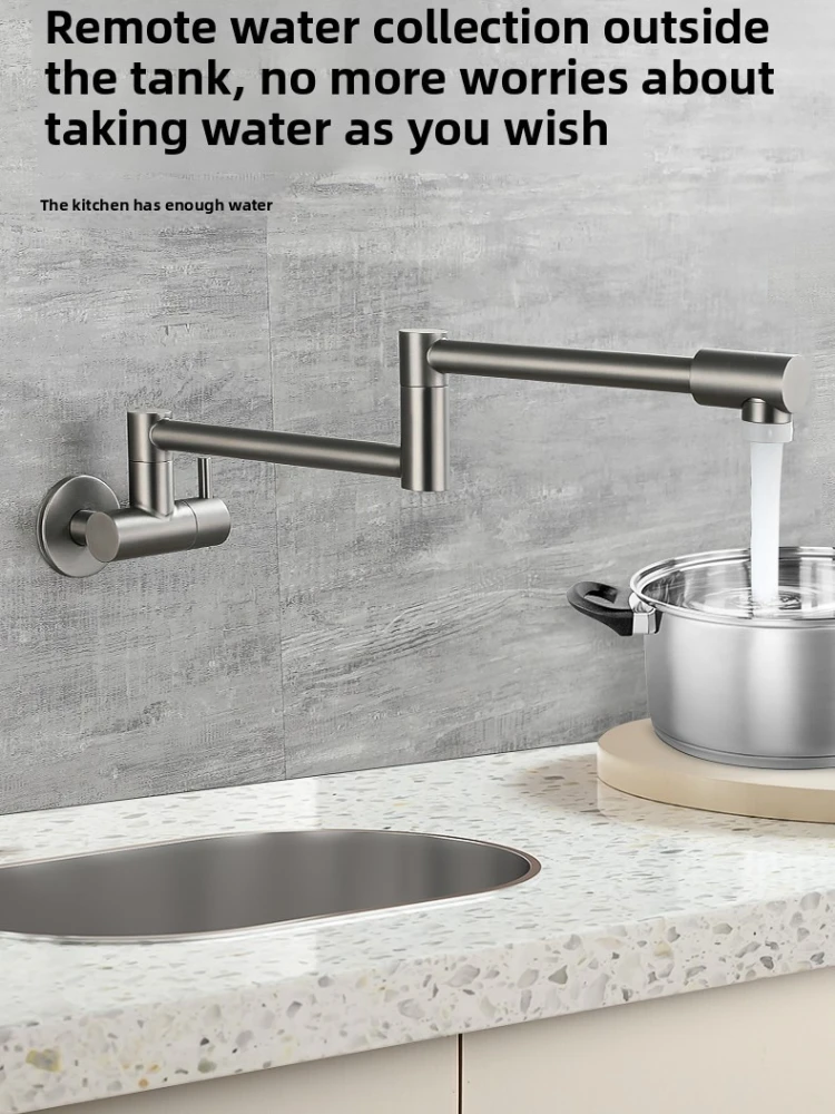Wandmontierter Küchenarmatur,  – Pot Filler Faucet Wall Mount Folding Bewertung und Preis