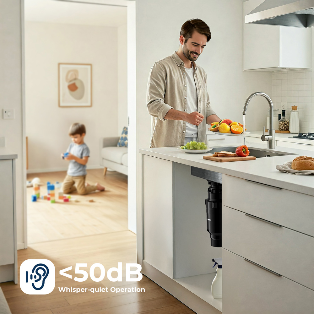 Leiser Küchenabfallzerkleinere – Garbage Disposal Continuous Feed 1Hp Bewertung und Preis