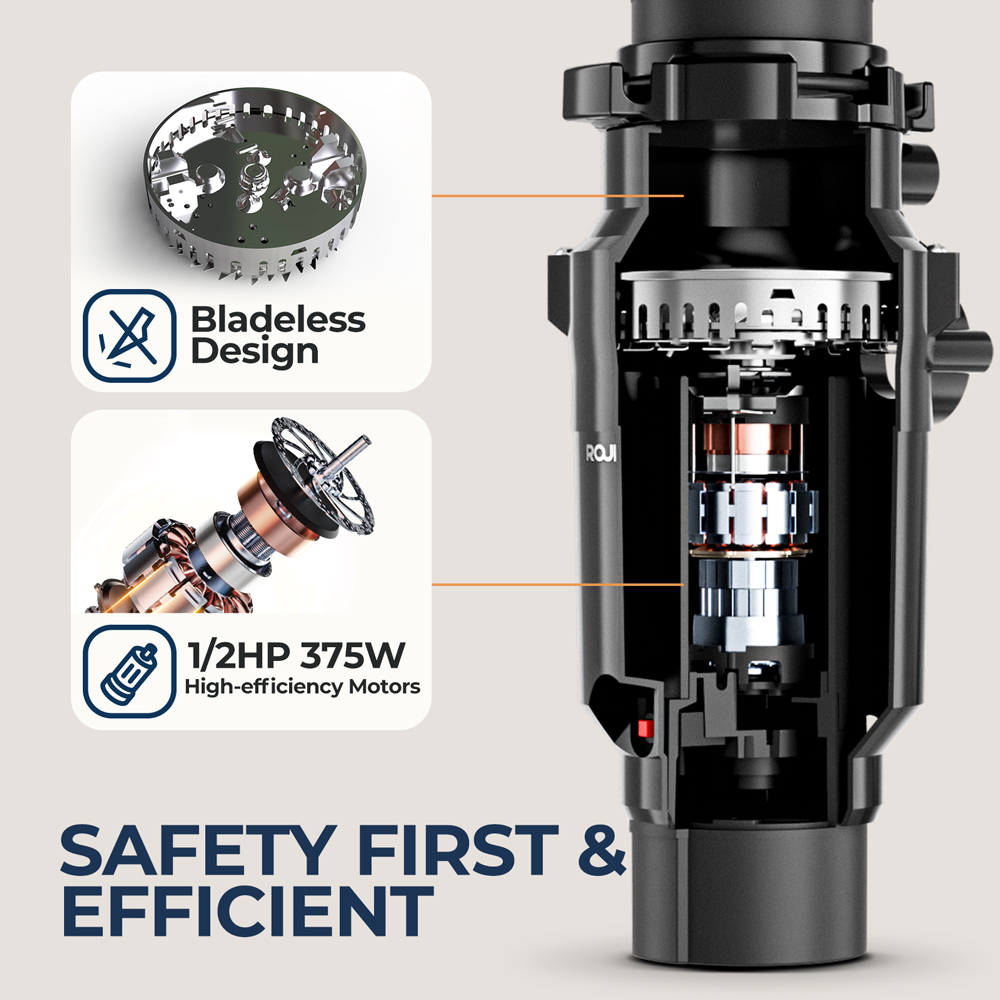 Leiser Küchenabfallzerkleinere – Garbage Disposal Continuous Feed 1Hp Bewertung und Preis