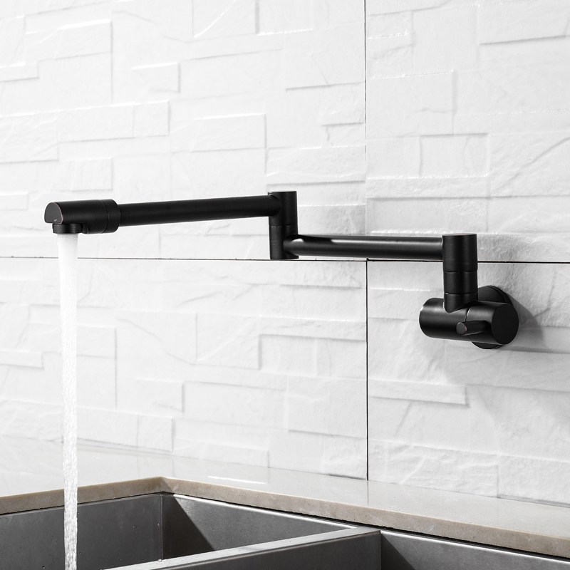 Messing-Wand-Küchenarmatur, sc – Pot Filler Faucet Wall Mount Folding Bewertung und Preis