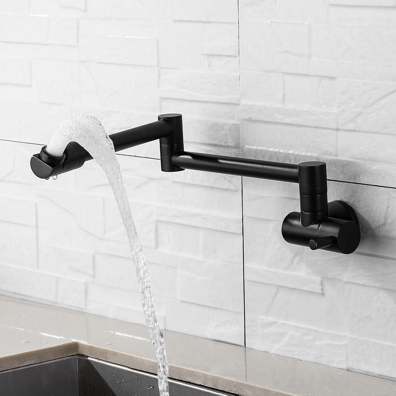 Messing-Wand-Küchenarmatur, sc – Pot Filler Faucet Wall Mount Folding Bewertung und Preis