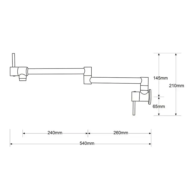Wandmontierter, klappbarer Küc – Pot Filler Faucet Wall Mount Folding Bewertung und Preis