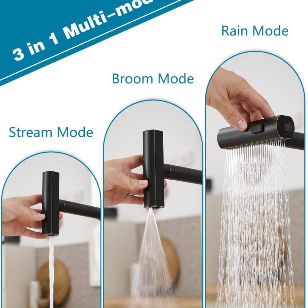 Ausziehbarer Wasserhahn aus Ed – Pull Down Spray Kitchen Faucet Brushed Nickel Bewertung und Preis