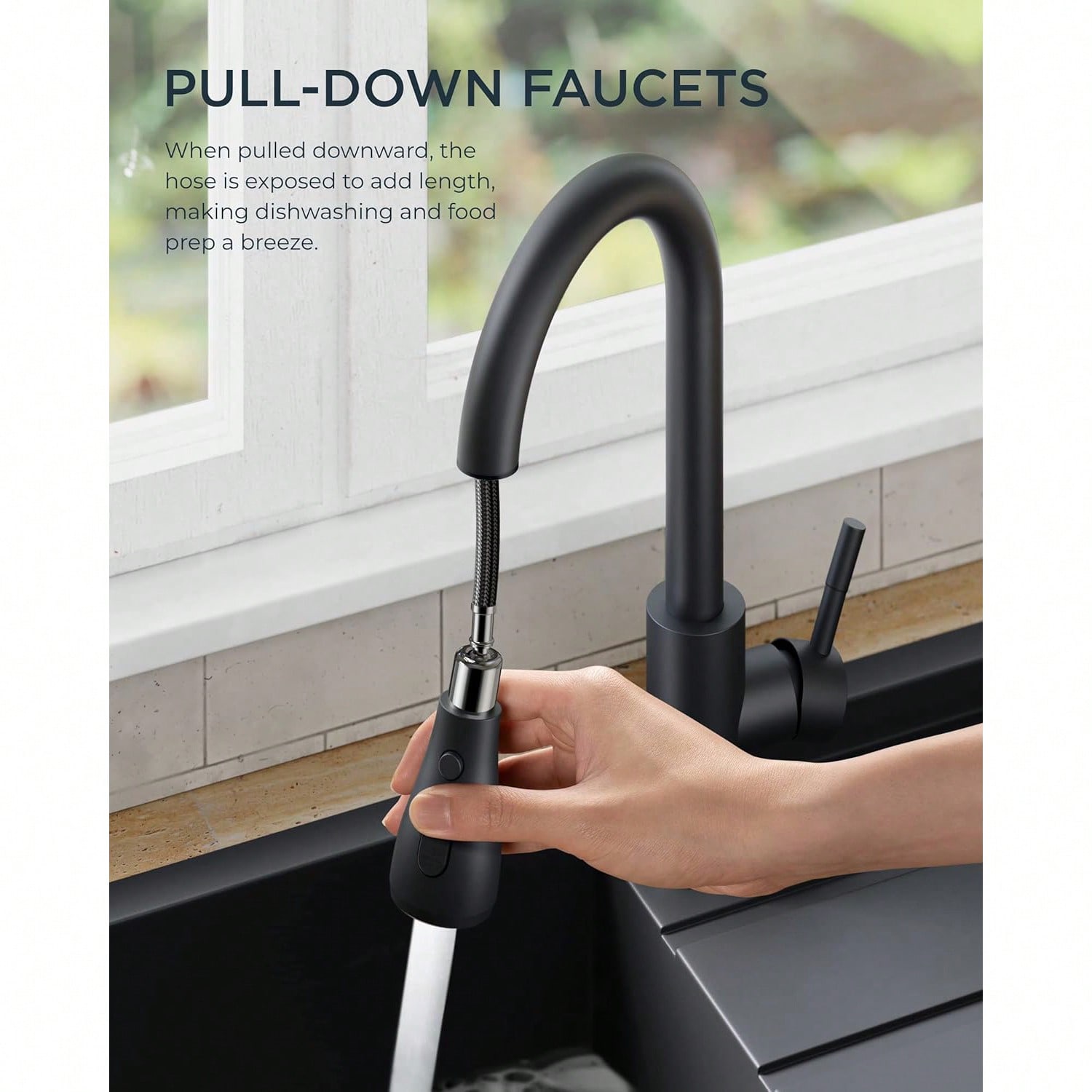 Küchenarmatur mit ausziehbarem – Pull Down Spray Kitchen Faucet Brushed Nickel Bewertung und Preis