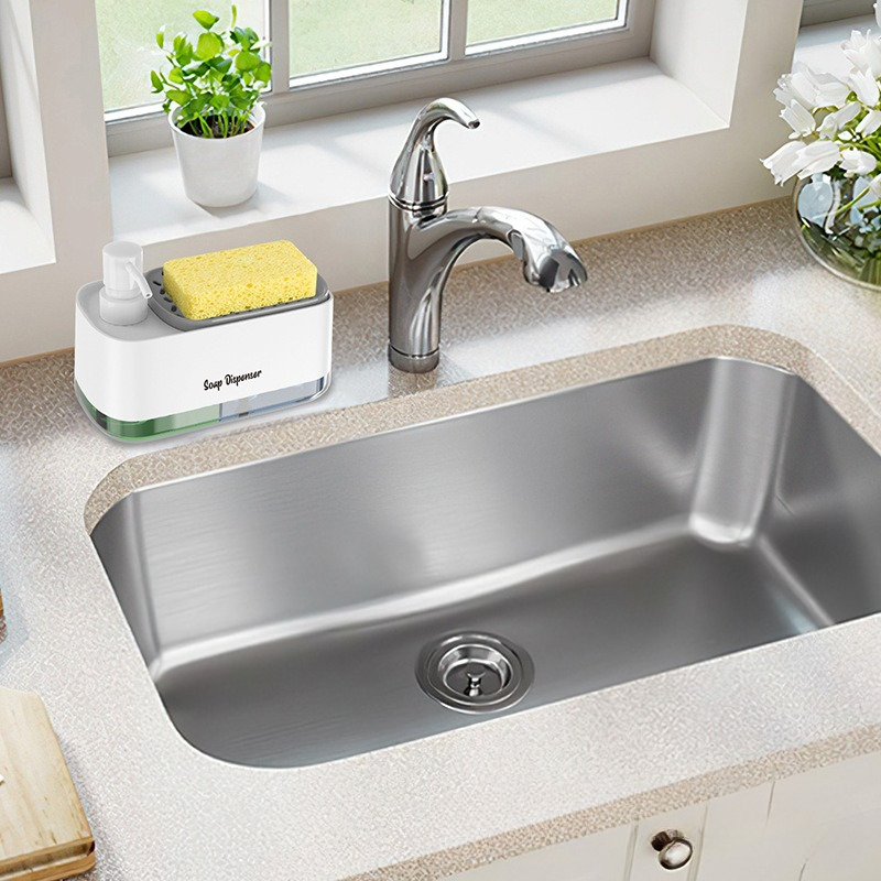 Spender mit manueller Presse,  – Automatic Soap Dispenser Kitchen Sink Bewertung und Preis