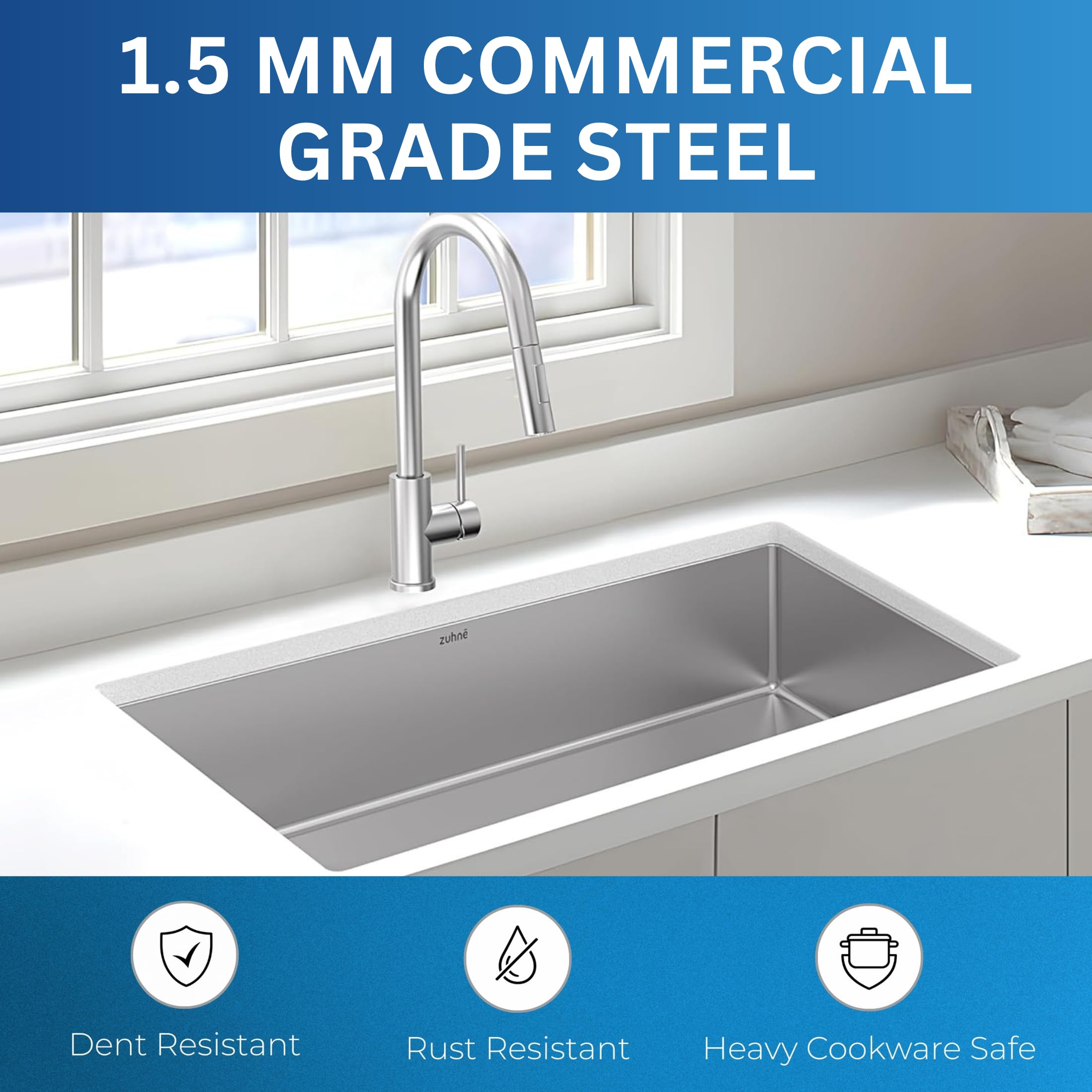 Zuhnë Modena V2 30 ADA Unterba – Stainless Steel Undermount Kitchen Sink 30 Bewertung und Preis
