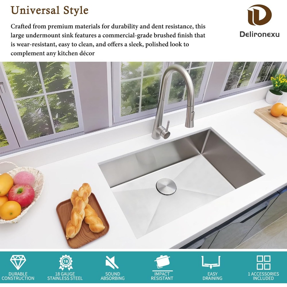 30 Zoll Unterbau-Küchenspüle a – Stainless Steel Undermount Kitchen Sink 30 Bewertung und Preis