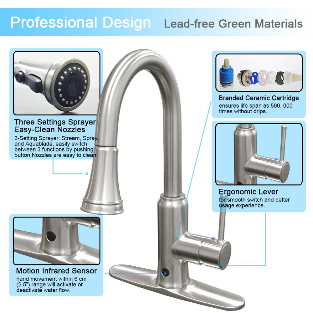 Bewegung Infrarot Sensor Wasse – Touchless Kitchen Faucet Motion Sensor Bewertung und Preis