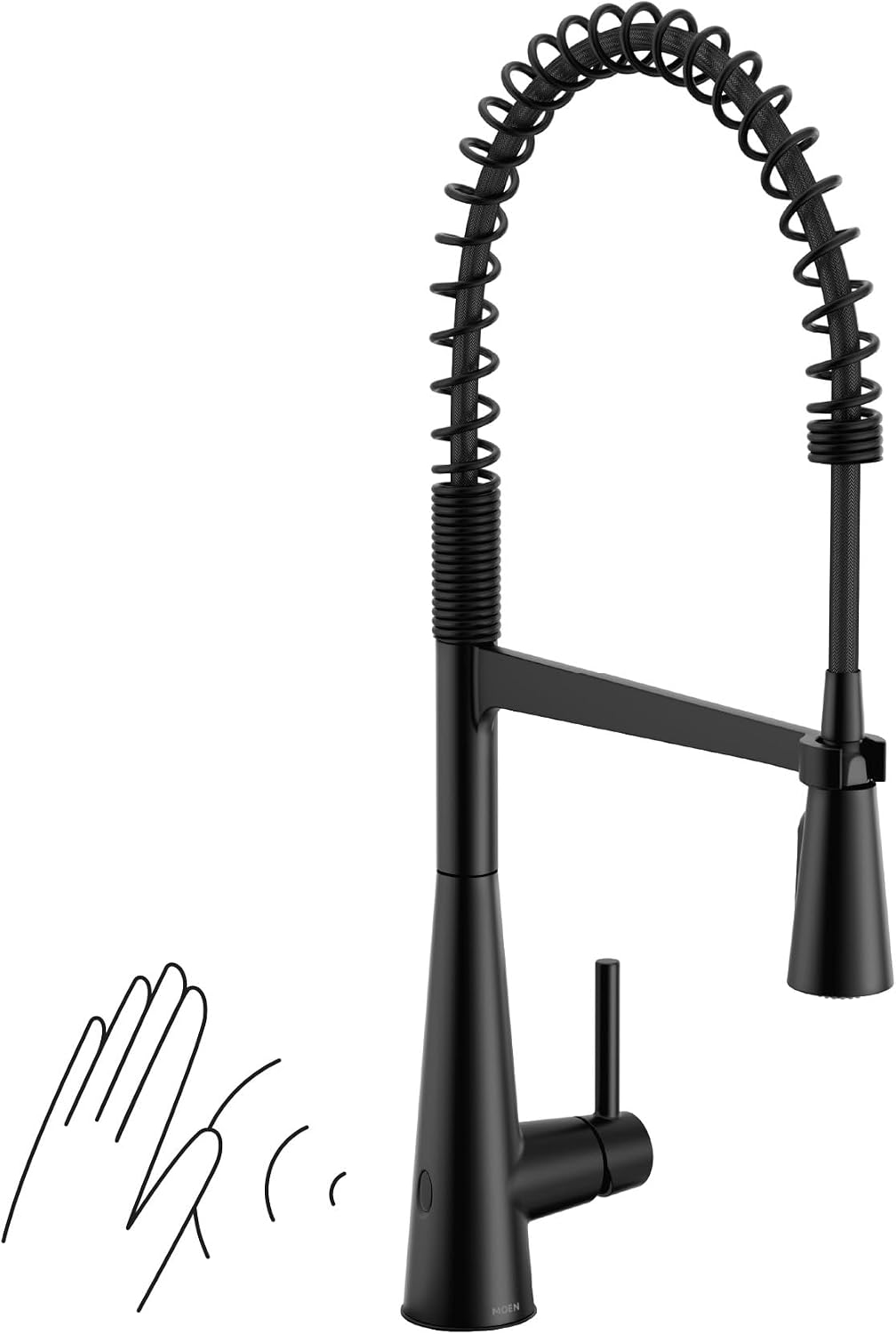 Schlanker, moderner, matt-schw – Touchless Kitchen Faucet Motion Sensor Bewertung und Preis