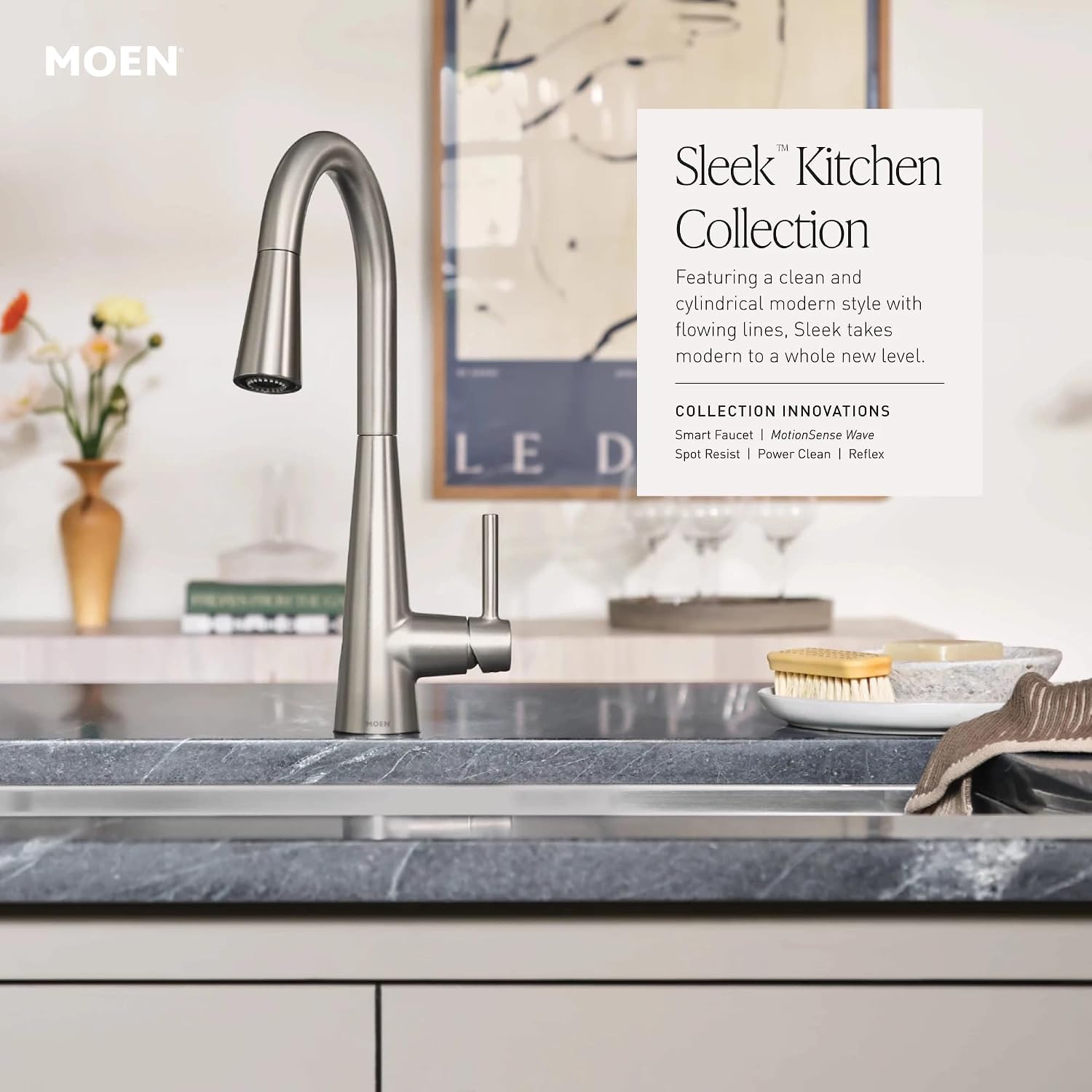 Schlanker, moderner, matt-schw – Touchless Kitchen Faucet Motion Sensor Bewertung und Preis