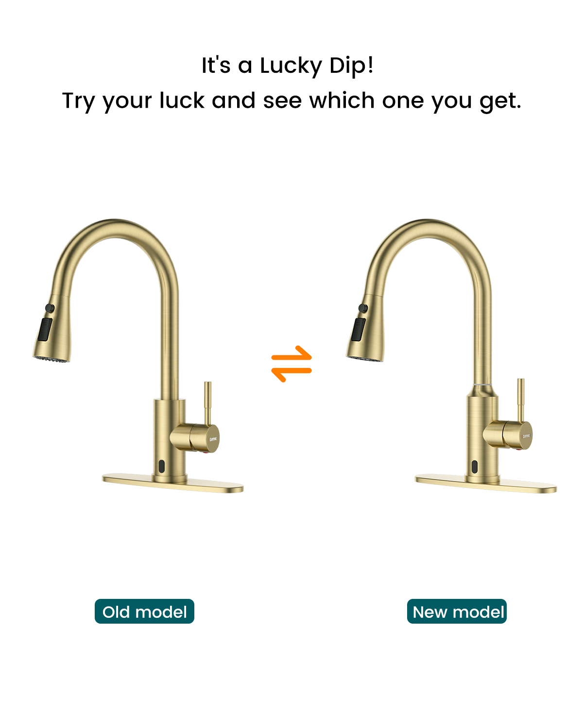 DAYONE Gold Berührungsloser Kü – Touchless Kitchen Faucet Motion Sensor Bewertung und Preis