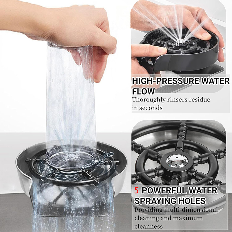 Glasreiniger für Armaturen mit – Glass Rinser For Kitchen Sink Metal Bewertung und Preis