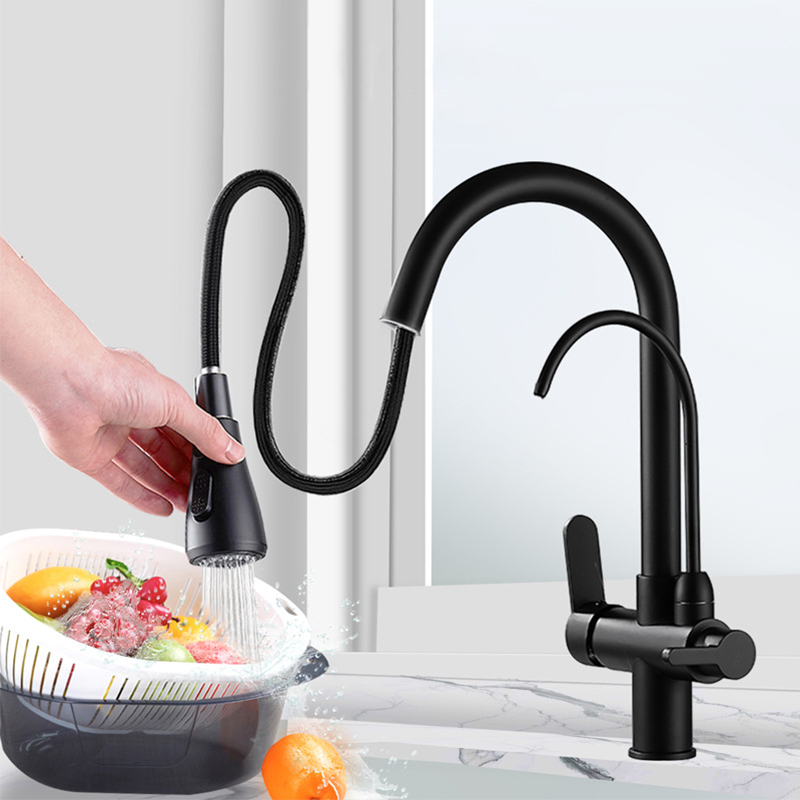 Gebürsteter Nickel-Filterhahn  – Pull Down Spray Kitchen Faucet Brushed Nickel Bewertung und Preis