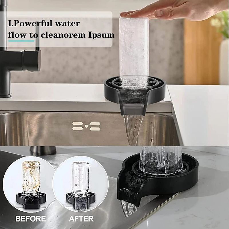 Automatischer Glasbecher-Reini – Glass Rinser For Kitchen Sink Metal Bewertung und Preis