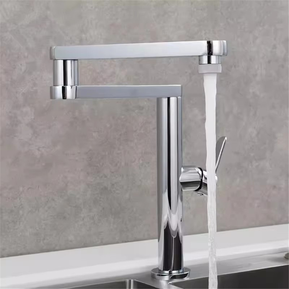 Gebürsteter Goldener Topffülle – Pot Filler Faucet Wall Mount Folding Bewertung und Preis