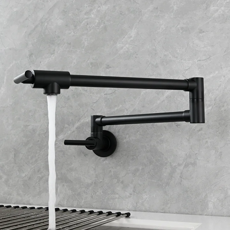 Schwarzer wandmontierter Topff – Pot Filler Faucet Wall Mount Folding Bewertung und Preis