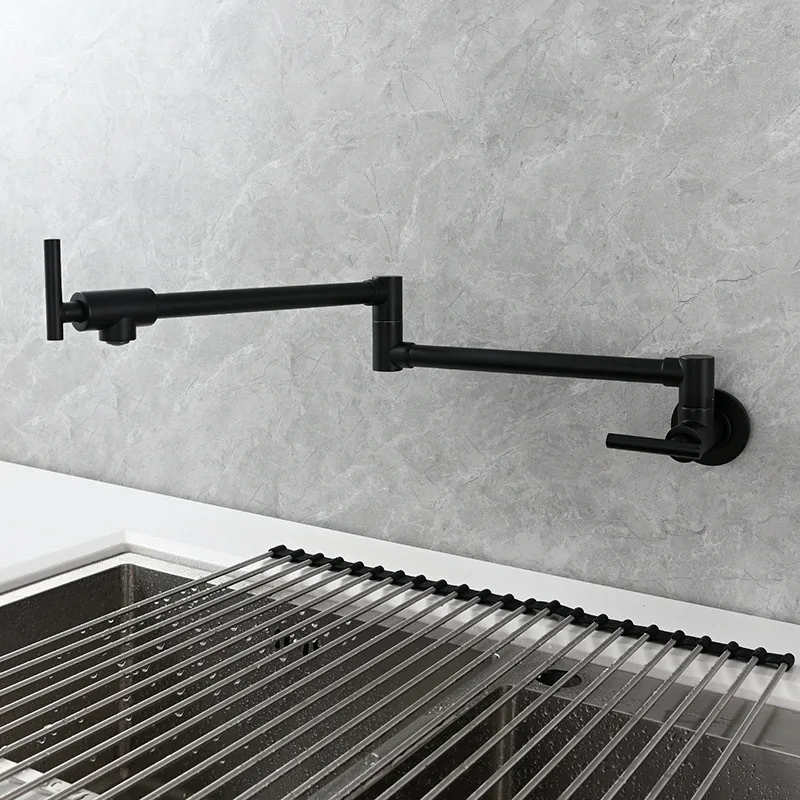 Schwarzer wandmontierter Topff – Pot Filler Faucet Wall Mount Folding Bewertung und Preis