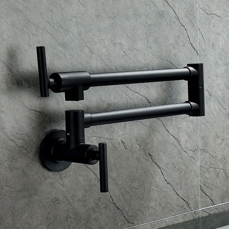 Schwarzer wandmontierter Topff – Pot Filler Faucet Wall Mount Folding Bewertung und Preis