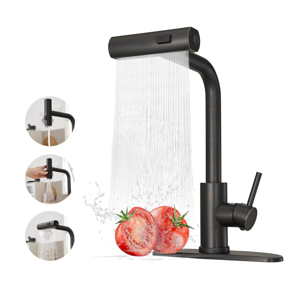 Ausziehbare Küchenarmatur – 3- – Pull Down Spray Kitchen Faucet Brushed Nickel Bewertung und Preis