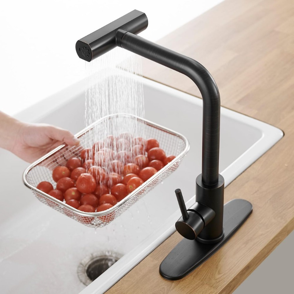 Ausziehbare Küchenarmatur – 3- – Pull Down Spray Kitchen Faucet Brushed Nickel Bewertung und Preis