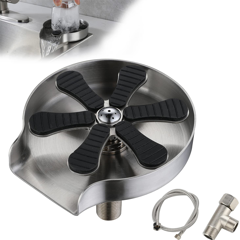 Küche Waschbecken Glas Tasse W – Glass Rinser For Kitchen Sink Metal Bewertung und Preis