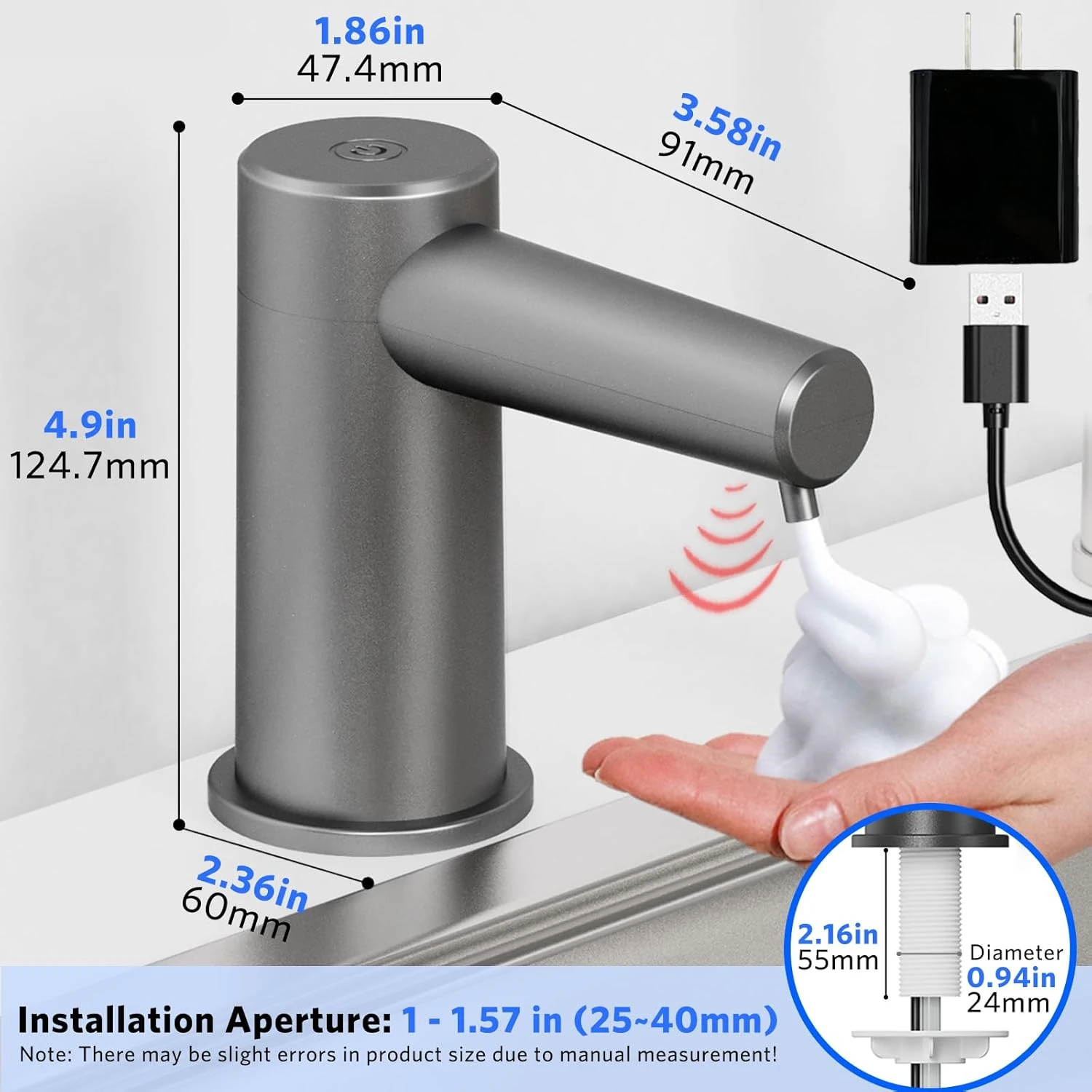 Berührungsloser automatischer  – Automatic Soap Dispenser Kitchen Sink Bewertung und Preis