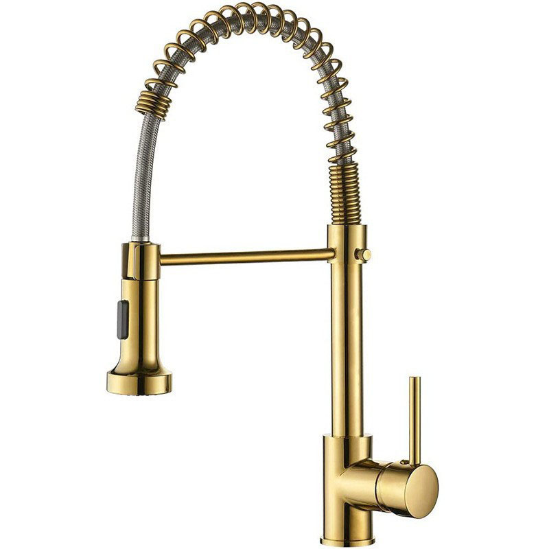 Gold Küchenspüle Wasserhahn Ei – Matte Black Kitchen Sink Faucet Spring Bewertung und Preis