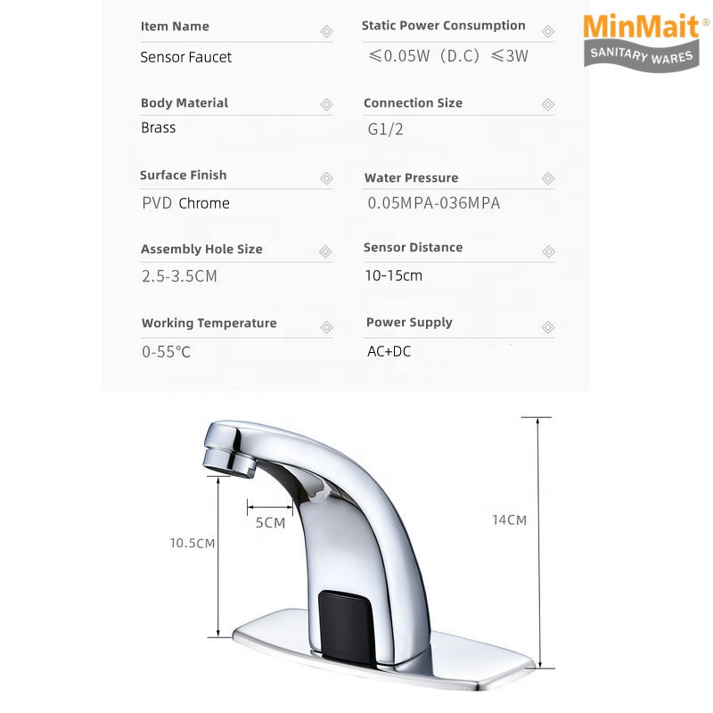 Messing-Waschbeckenarmatur mit – Touchless Kitchen Faucet Motion Sensor Bewertung und Preis