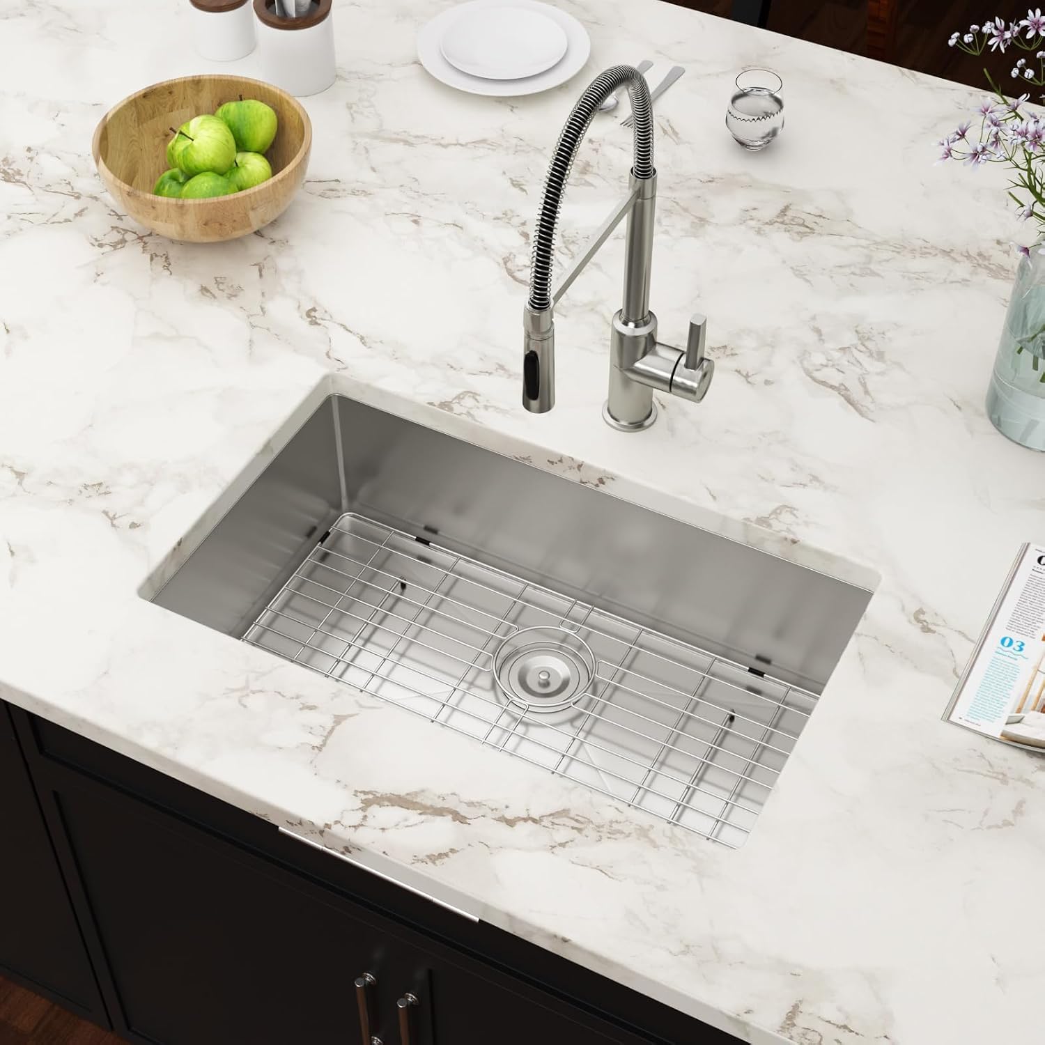 30 Zoll Unterbau-Küchenspüle a – Stainless Steel Undermount Kitchen Sink 30 Bewertung und Preis