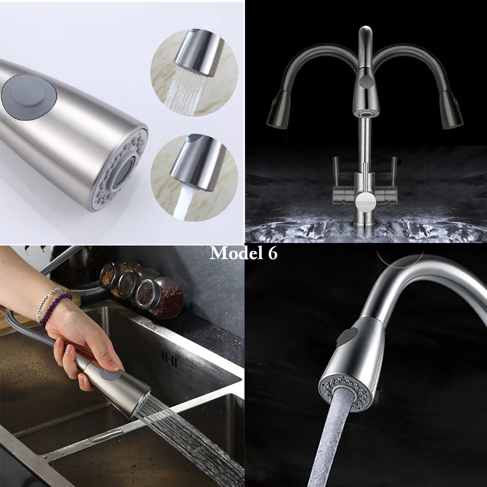 Gebürstet Küche Pull Out Unten – Pull Down Spray Kitchen Faucet Brushed Nickel Bewertung und Preis