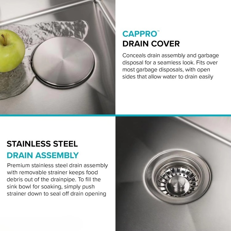 30 Zoll Unterbau-Einzelwaschbe – Stainless Steel Undermount Kitchen Sink 30 Bewertung und Preis
