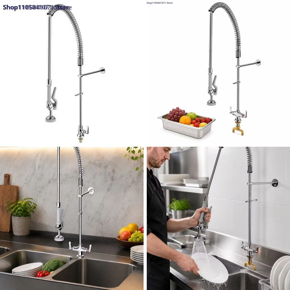 Gewerbliche Küchenspüle mit Wa – Commercial Pre Rinse Kitchen Faucet Wall Bewertung und Preis