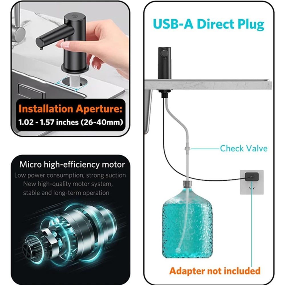 Berührungsloser elektrischer S – Automatic Soap Dispenser Kitchen Sink Bewertung und Preis
