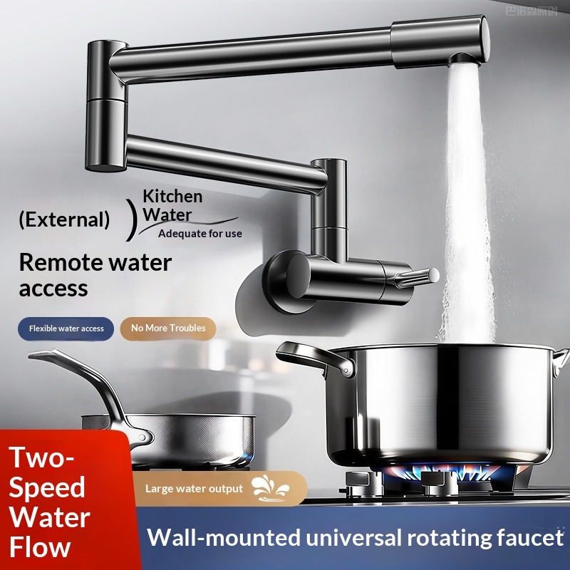 Klappbarer Küchenhahn – Einhan – Pot Filler Faucet Wall Mount Folding Bewertung und Preis