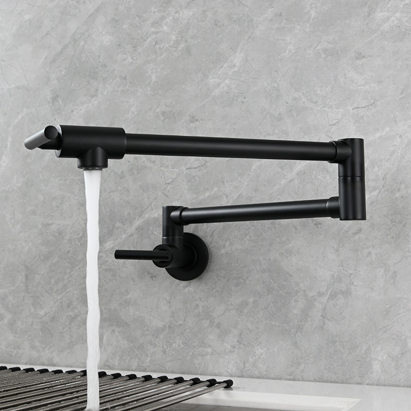 Schwarzer wandmontierter Topff – Pot Filler Faucet Wall Mount Folding Bewertung und Preis