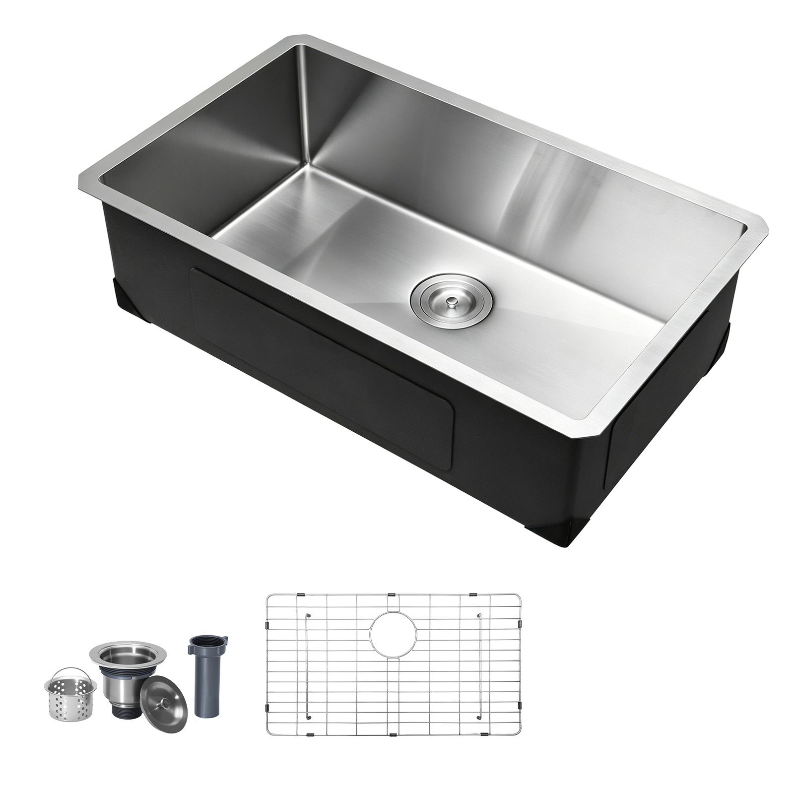 30-Zoll Unterbau-Einzelwaschbe – Stainless Steel Undermount Kitchen Sink 30 Bewertung und Preis