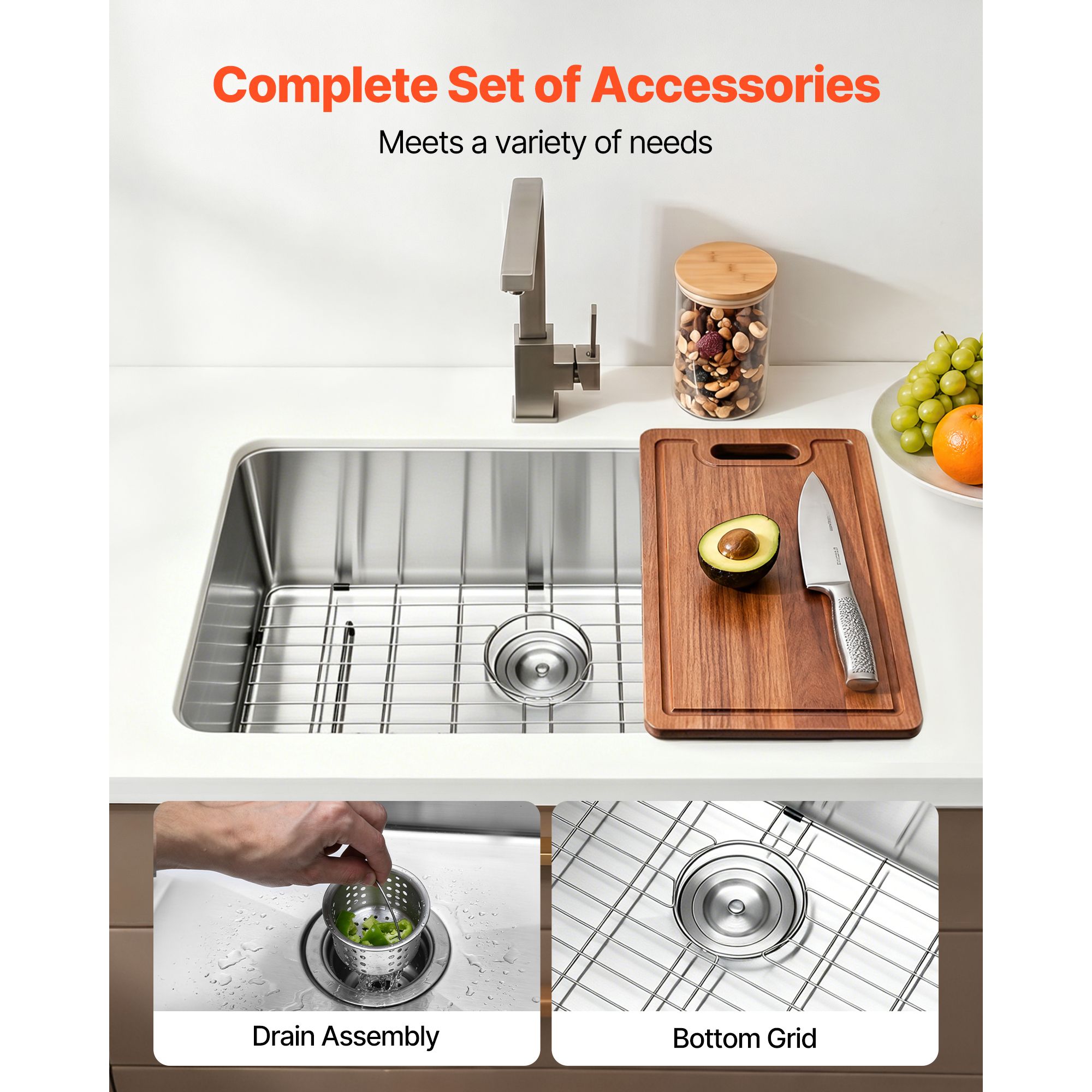 30-Zoll Unterbau-Einzelwaschbe – Stainless Steel Undermount Kitchen Sink 30 Bewertung und Preis