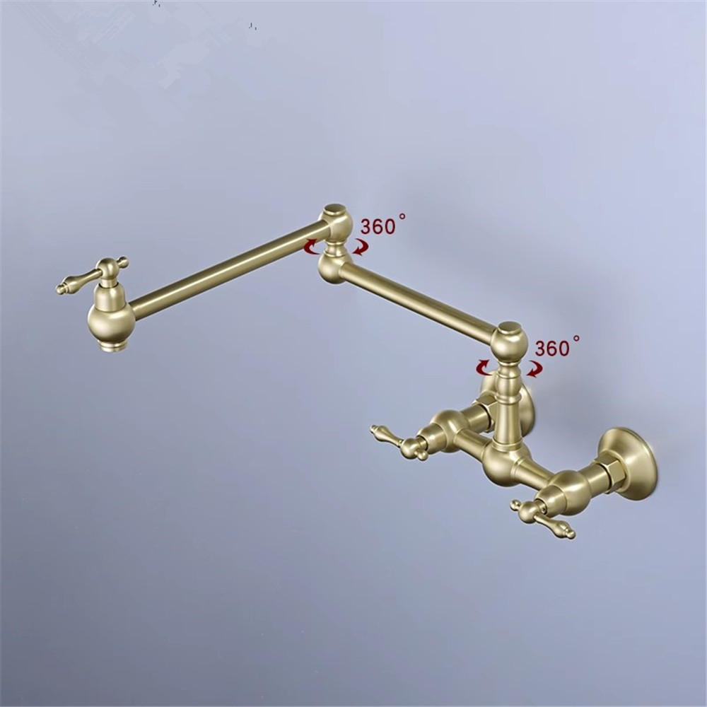 Topffüller-Wasserhahn aus gebü – Pot Filler Faucet Wall Mount Folding Bewertung und Preis
